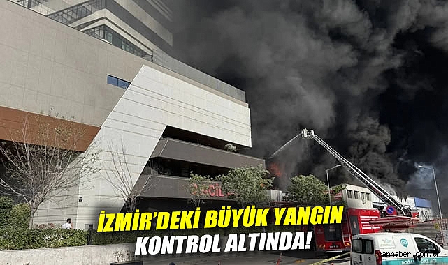 İzmir’de Hastane Yakınında Yangın: Müdahale Sürüyor!