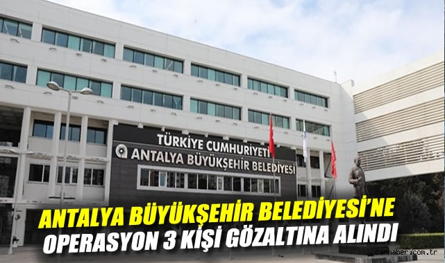 CHP’li Belediyelere Operasyon: 3 Gözaltı!