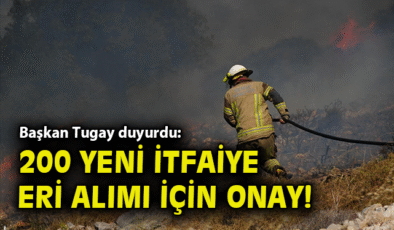 İzmir’e 200 Yeni İtfaiye Eri Onayı Geldi!