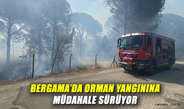 İzmir’de Yangın: Su Tankerleri İlk Müdahele