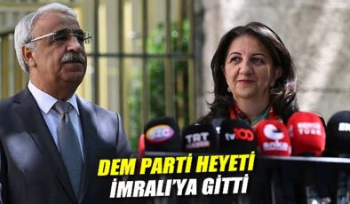 Öcalan ile DEM Parti Heyeti İmralı’da Bir Araya Geldi