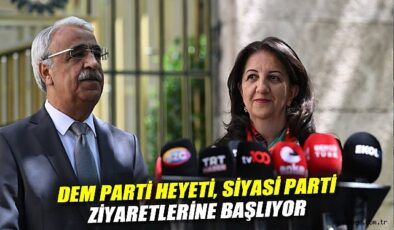 DEM Parti Heyeti, Siyasi Temaslara Başlıyor!