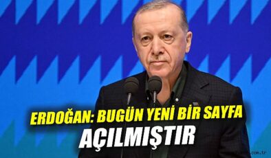 Erdoğan: Terör Defteri Kapatıldı, Yeni Bir Sayfa!