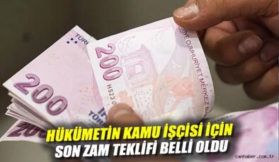 Kamu İşçilerine Zam Pazarlığı Sürüyor!