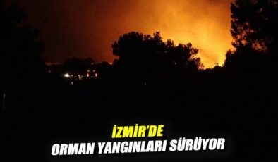 Çeşme ve Ödemiş’te Yangın Alarmı: Mahalleler Tahliye!
