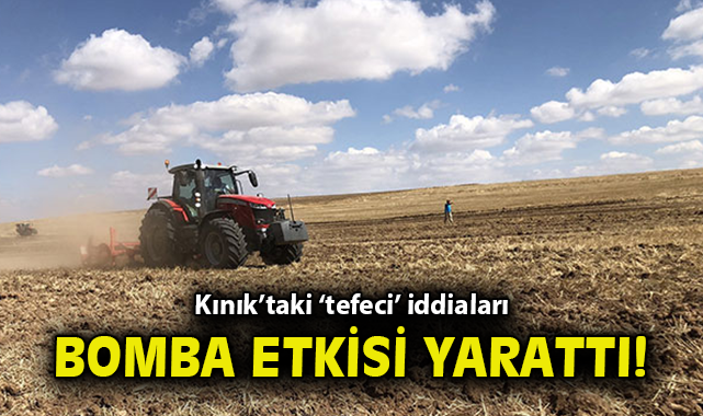 Çiftçiler Tefecilerin Ağına Düşüyor! İddialar Şok Edici!