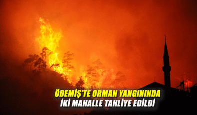 Yangın Merakla İzlenirken Vatandaşlar Tahliye Edildi