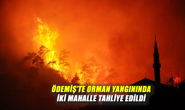 Yangın Merakla İzlenirken Vatandaşlar Tahliye Edildi