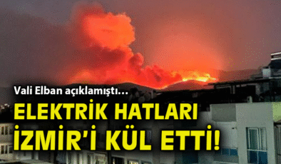 İzmir Yangınlarının Nedenleri: Elektrik Hatları!