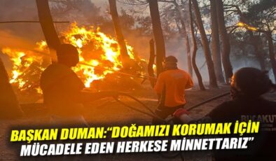 İzmir’de Yangın Kontrol Altına Alındı, Ekipler Gözden Kaçmadı