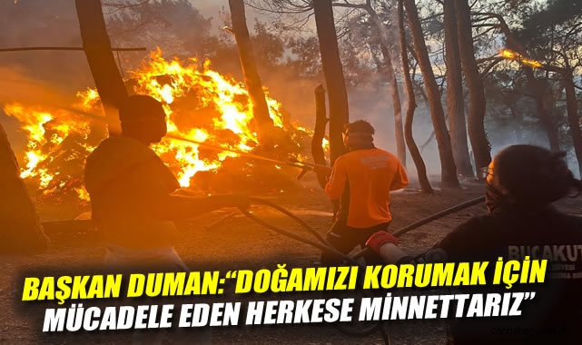 İzmir’de Yangın Kontrol Altına Alındı, Ekipler Gözden Kaçmadı