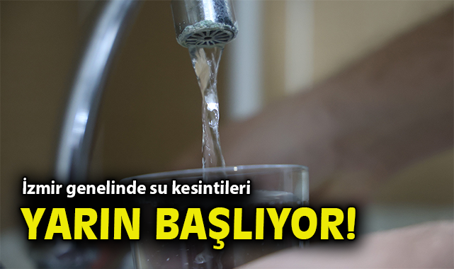 İzmir’de Su Kesintileri: Kuraklık Alarmı!