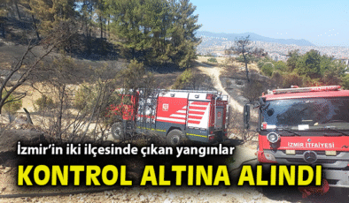 İzmir’de Orman Yangınları 9 Saatte Kontrol Altına Alındı!