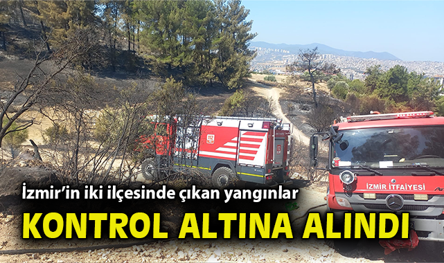 İzmir’de Orman Yangınları 9 Saatte Kontrol Altına Alındı!