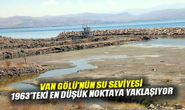Van Gölü’ndeki Kuraklık Tehlikesi Büyüyor!