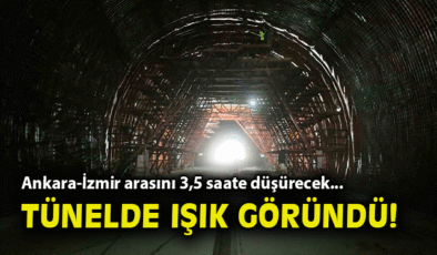 Köroğlu Tüneli’nde Işık Göründü, YHT Hattı İlerliyor!