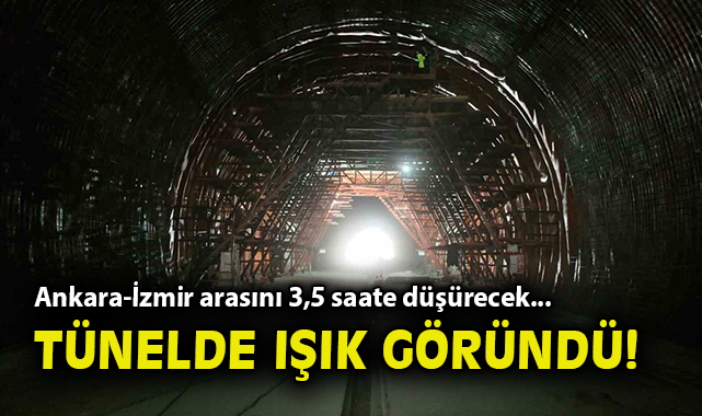 Köroğlu Tüneli’nde Işık Göründü, YHT Hattı İlerliyor!