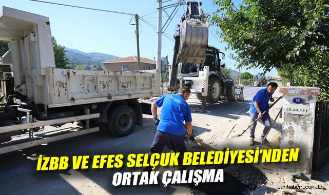 İzmir’de Asfalt ve Parke Tamirleri Devam Ediyor