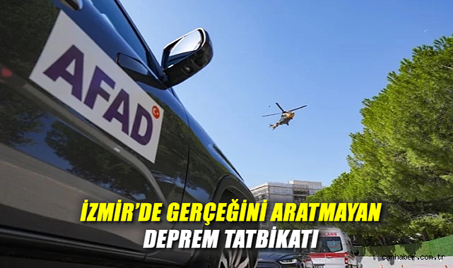 İzmir’de Deprem Tatbikatı: Koordinasyon Sınandı!