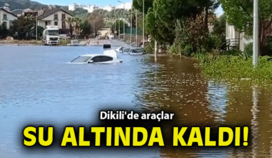 İzmir’de Şiddetli Yağış Hayatı Olumsuz Etkiledi!