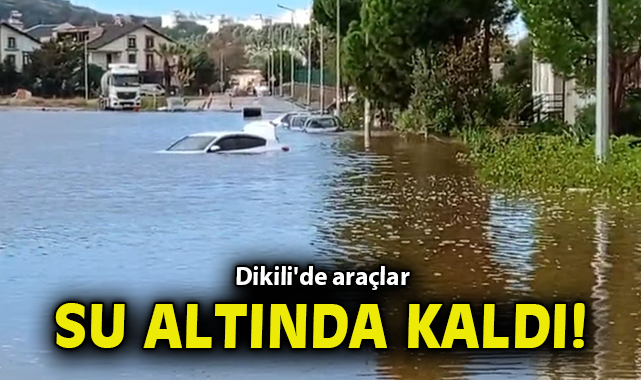İzmir’de Şiddetli Yağış Hayatı Olumsuz Etkiledi!