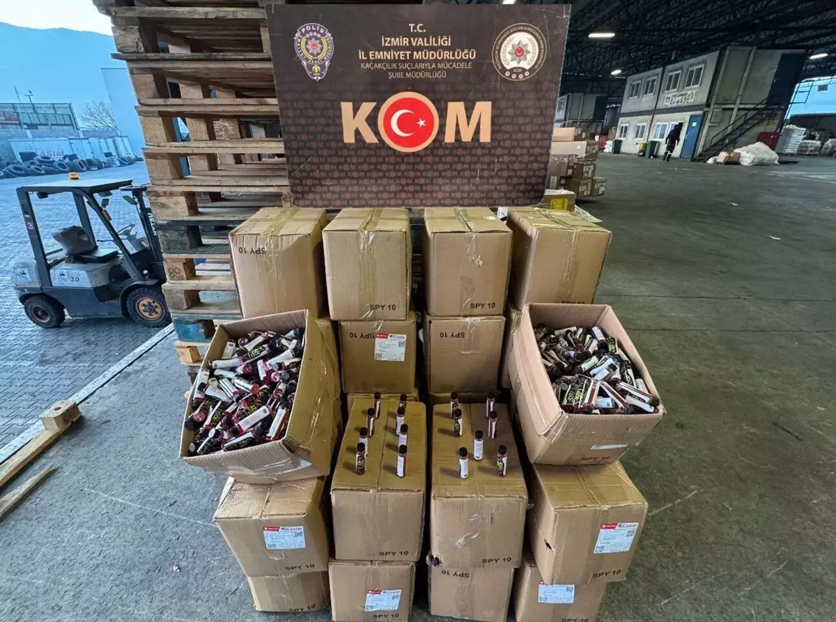 İzmir’de 15 Milyon TL’lik Kaçak Ürün Operasyonu!