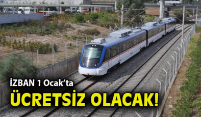 İZBAN’da 1 Ocak’ta Ücretsiz Ulaşım Duyuruldu!