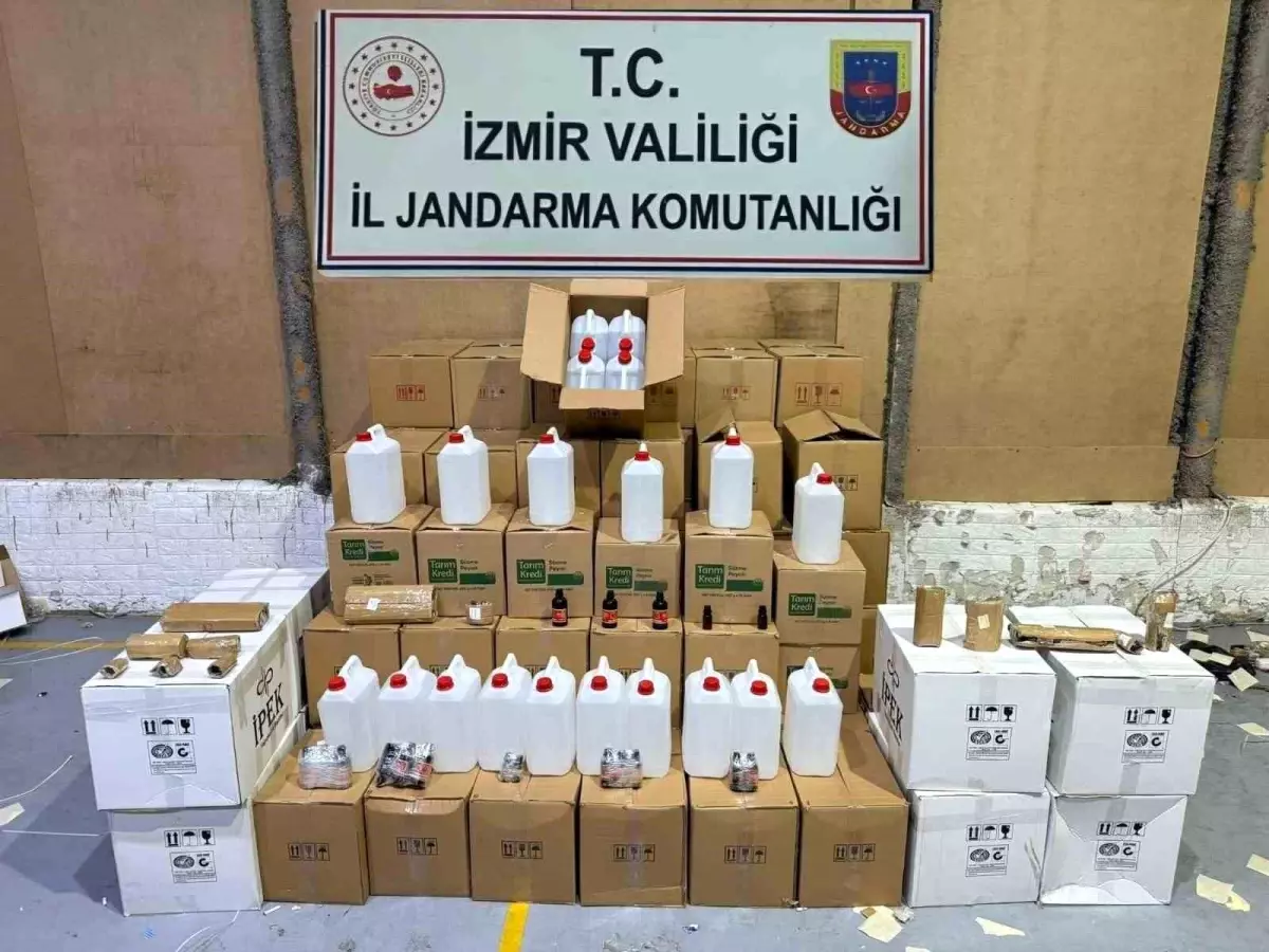 Kaçak Alkollere Büyük Darbe: 2.850 Litre Etil Alkol!