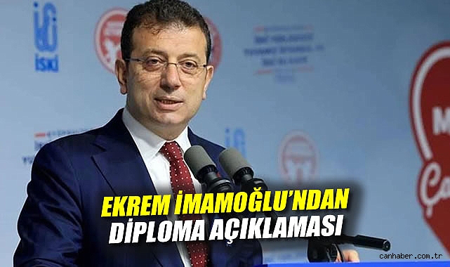 İmamoğlu’ndan Diploma Krizine Sert Tepki!