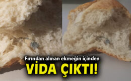 Ekmeğin İçinden Çıkan Metal Vida Şok Etti!