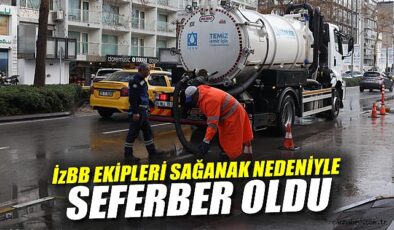 İzmir’de Sağanak Yağışta Hareketli Kurtarma Anları