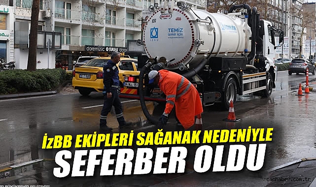 İzmir’de Sağanak Yağışta Hareketli Kurtarma Anları