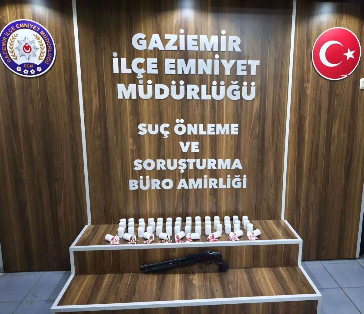 Gaziemir’de Uyuşturucu Operasyonu: 2550 Hap Ele Geçirildi!