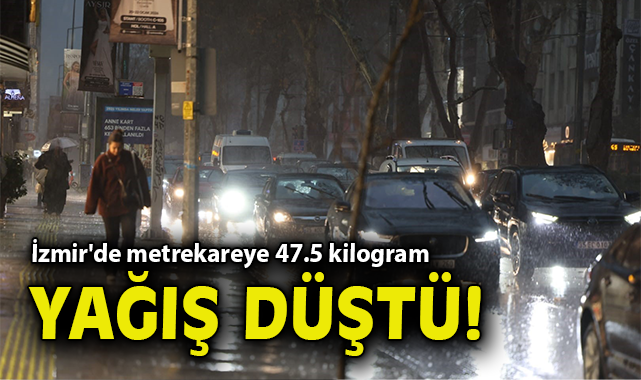 İzmir’de Fırtına ve Sağanak Hayatı Olumsuz Etkiledi!