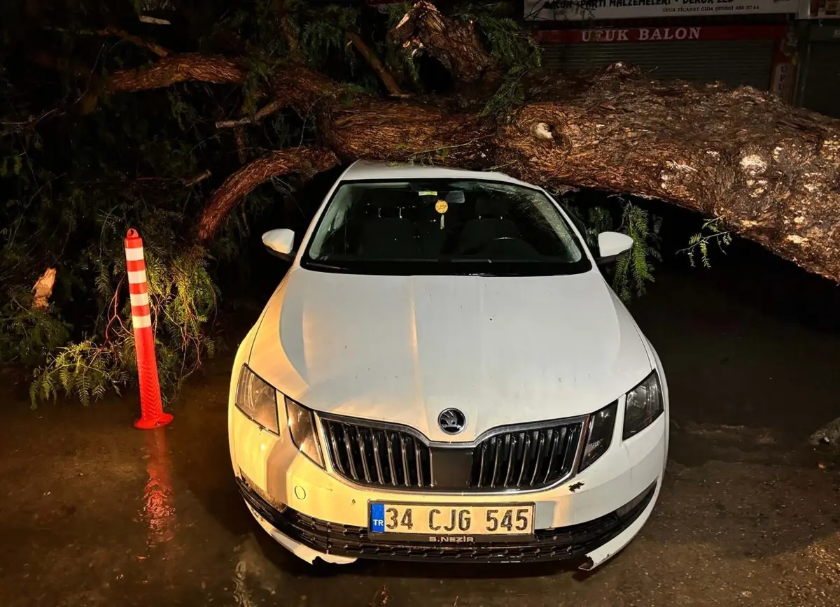 İzmir’de Fırtına ve Sağanak Yağmur Hayatı Vurdu!