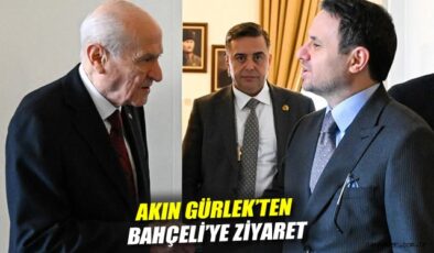 Bahçeli, Adalet Bakanı Gürlek’i Makamında Ağırladı!