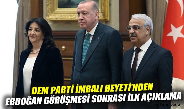 DEM Parti ve Erdoğan’dan Barış Vurgusu!