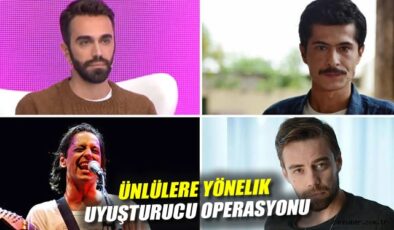 Ünlü İsimlere Uyuşturucu Operasyonu, 17 Gözaltı!
