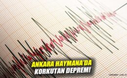 Haymana’da 3.9 Büyüklüğünde Deprem Meydana Geldi!
