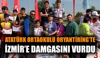 İzmir’de Oryantiringte Aliağalı Öğrenciler Fırtına Gibi!