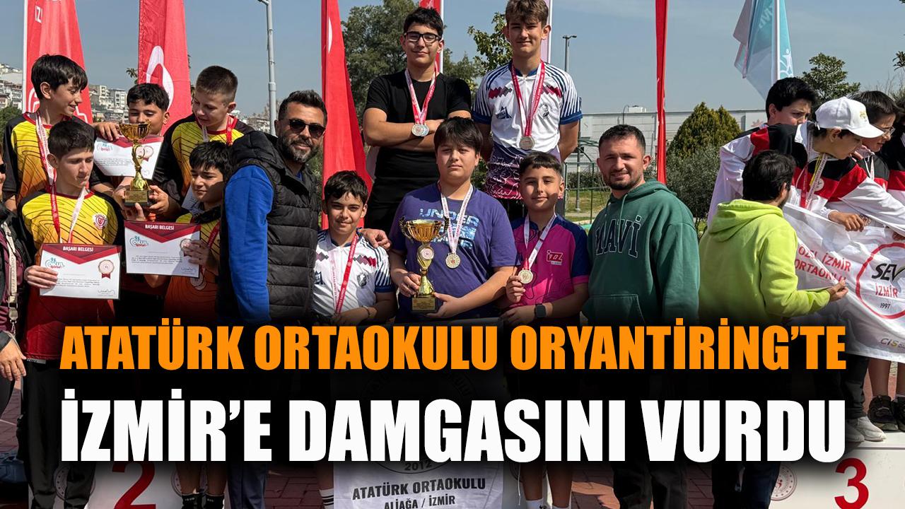 İzmir’de Oryantiringte Aliağalı Öğrenciler Fırtına Gibi!