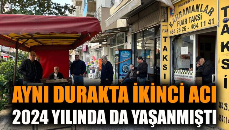 İzmir’de Taksici Cinayetinin Ardından Derin Üzüntü