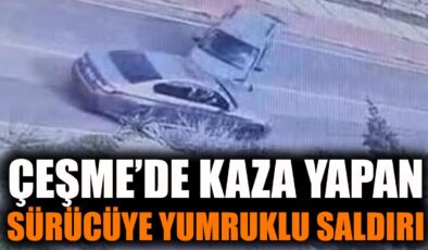 Kaza Sonrası Yumruklu Kavga Güvenlik Kamerasında!