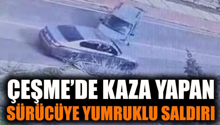 Kaza Sonrası Yumruklu Kavga Güvenlik Kamerasında!