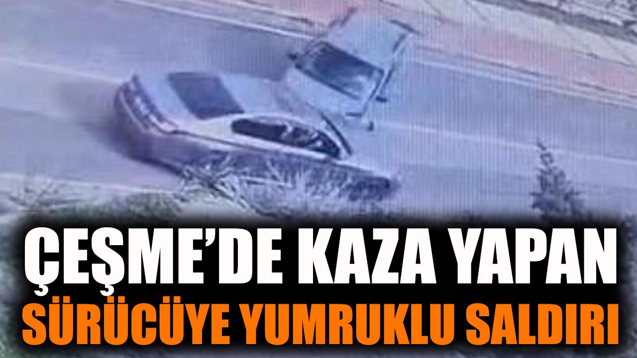 Kaza Sonrası Yumruklu Kavga Güvenlik Kamerasında!