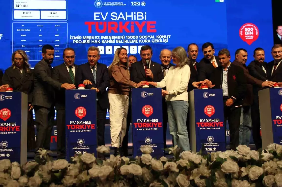 İzmir’de 21 Bin Sosyal Konutun Kura Çekimi Yapıldı!