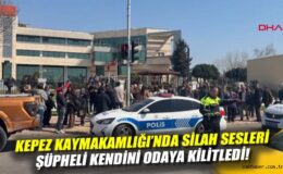 Kepez’de Hükümet Konağı’nda Silahlı Tehlike!