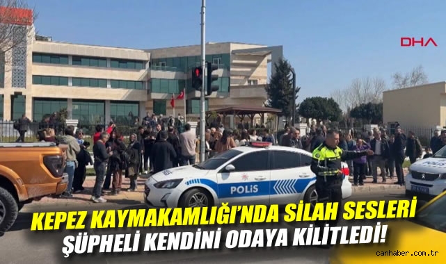 Kepez’de Hükümet Konağı’nda Silahlı Tehlike!