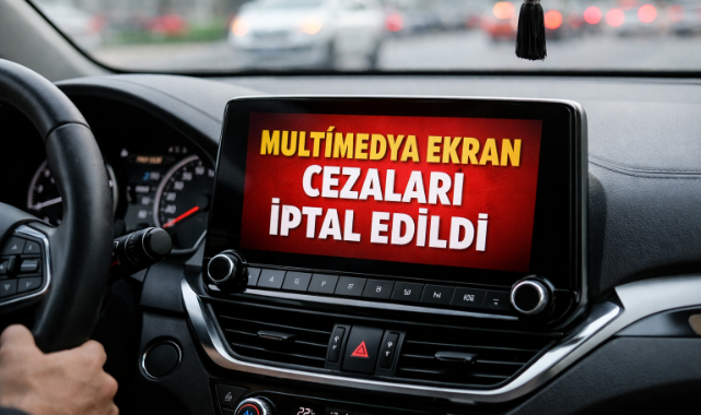 Yeni Trafik Yönetmeliği: Multimedya Ekran Cezaları İptal!