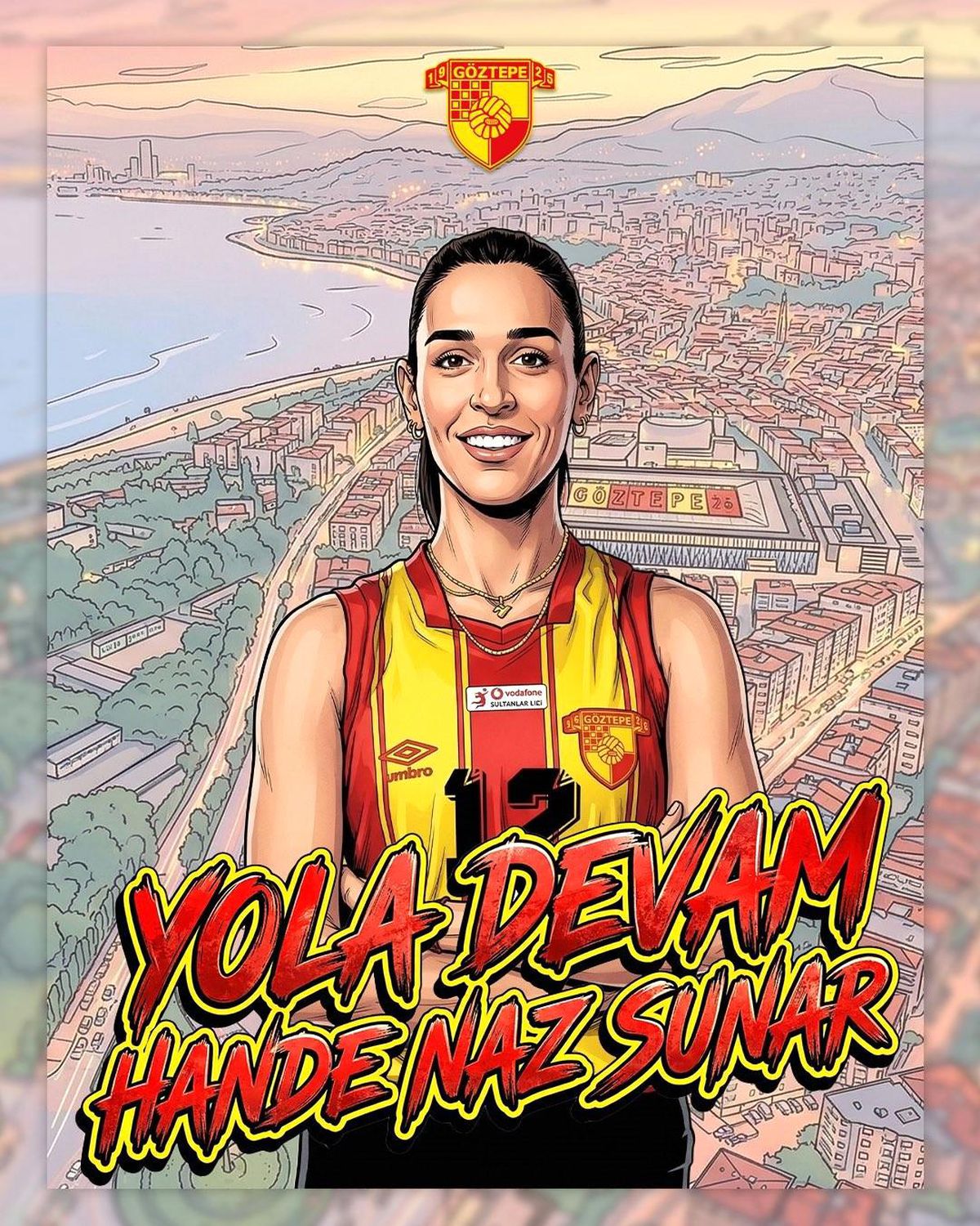 Göztepe Voleybol Hande Naz ile Yola Devam Dedi!